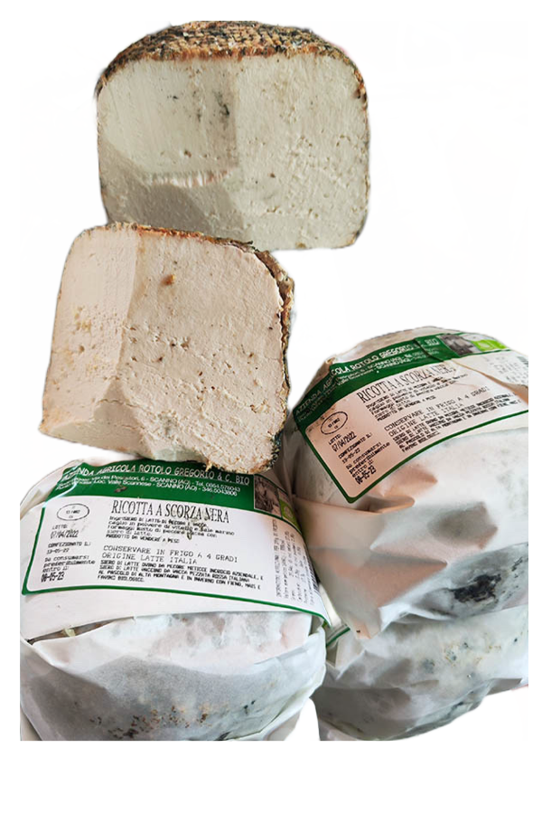 Ricotta Scorza Nera Bio Gregorio Rotolo Scanno (AQ)